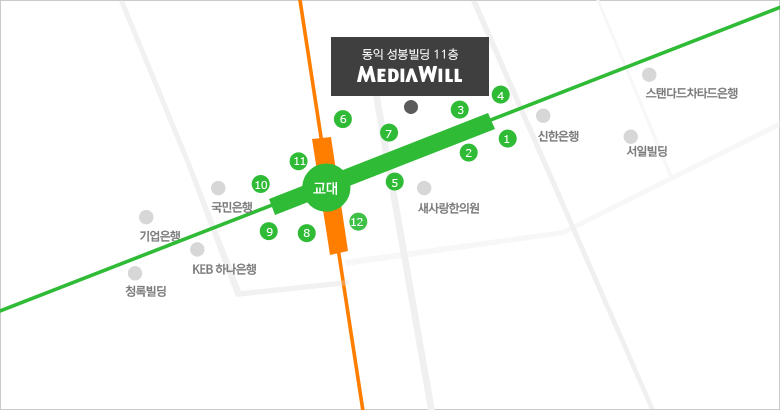 동익 성봉빌딩 11층 MEDIAWILL